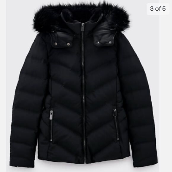 NWT ZARA WOMAN NWT FW20-21 BLACK WATER AND WIND PROTECTION JACKET Large - Picture 14 of 14